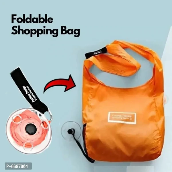 Trendy Reusable Foldable Nylon Shopping Travel Bag