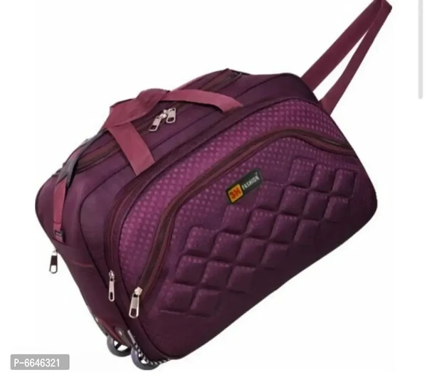 Stylish Fabrics Graceful Duffel Bags With 2 Wheels