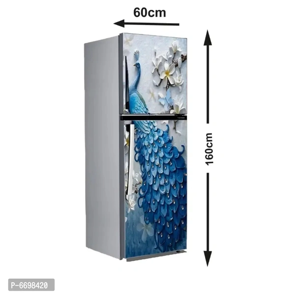 WallDaddy Self Adhesive Fridge Sticker | Decorative Wallpaper and Wall Sticker Extra Large (160x60)CM Fridge Sticker For Home and Kitchen Decorati