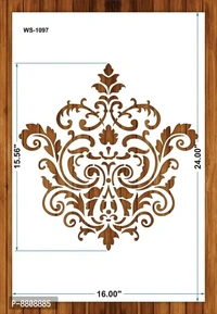 Designer Wall Stencil Reusable DIY Wall Stickers