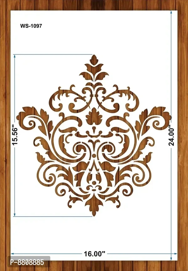 Designer Wall Stencil Reusable DIY Wall Stickers