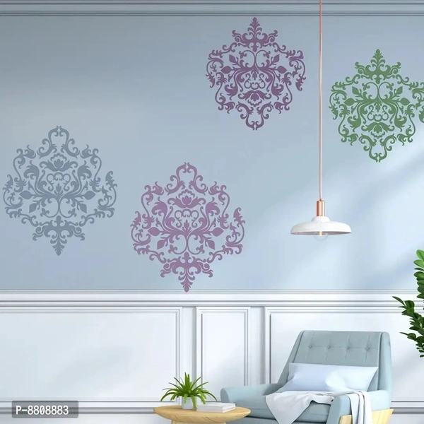Designer Wall Stencil Reusable DIY Wall Stickers
