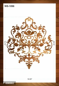 Designer Wall Stencil Reusable DIY Wall Stickers