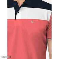 BULLMER Mens Regular Fit Cut Sew Colorblocked Polo Neck/Collared Tshirt - 4XL