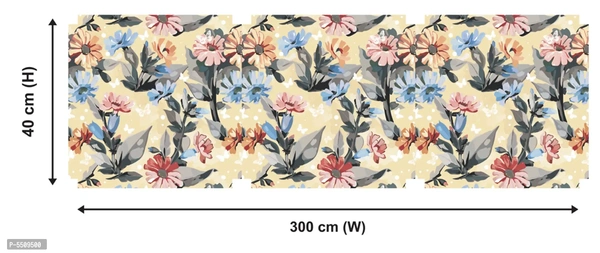 WallDaddy Wallpaper Model (TextureFlower) Extra Large Size (40x300)CM For Bedroom, Drawing Room, Kidsroom, Walls, Doors, Furniture etc Color:  Multicoloured Type:  Wall Stickers Material:  VinylLength: 300.0 (in inches)Width: 40.0 (in inches)Height: 0.1 (in inches)Within 3-5 business days However, to find out an actual date of delivery, please enter your pin code.Welcome To The For