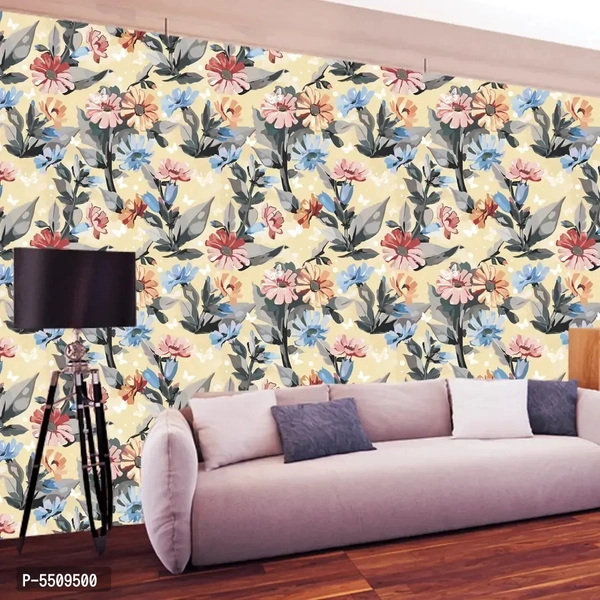 WallDaddy Wallpaper Model (TextureFlower) Extra Large Size (40x300)CM For Bedroom, Drawing Room, Kidsroom, Walls, Doors, Furniture etc Color:  Multicoloured Type:  Wall Stickers Material:  VinylLength: 300.0 (in inches)Width: 40.0 (in inches)Height: 0.1 (in inches)Within 3-5 business days However, to find out an actual date of delivery, please enter your pin code.Welcome To The For