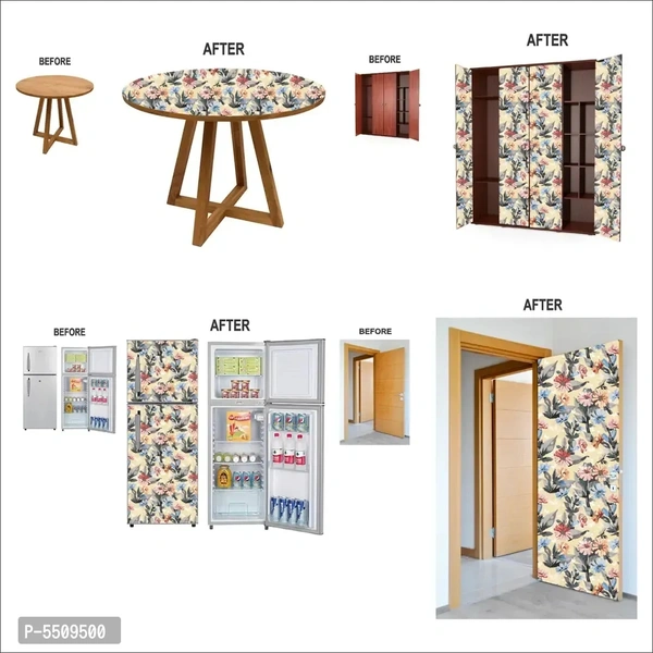 WallDaddy Wallpaper Model (TextureFlower) Extra Large Size (40x300)CM For Bedroom, Drawing Room, Kidsroom, Walls, Doors, Furniture etc Color:  Multicoloured Type:  Wall Stickers Material:  VinylLength: 300.0 (in inches)Width: 40.0 (in inches)Height: 0.1 (in inches)Within 3-5 business days However, to find out an actual date of delivery, please enter your pin code.Welcome To The For