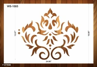 Willson Wall Stencil Reusable DIY Wall Painting for Home, Office (White, Plastic Sheet) 12x18 Inch WS-1065hellip;