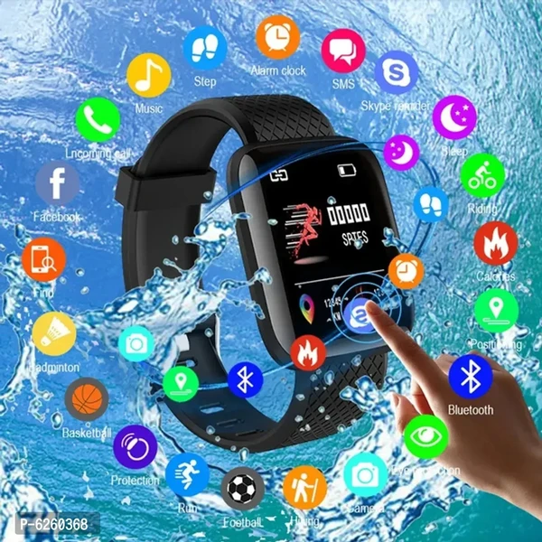 Smartwatch (Multicolor Strap, Free Size)