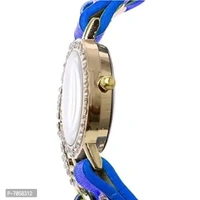 SWADESI STUFF Love Watch Series Analogue Blue Dial Girls Watch (Blue Dial Blue Colored Strap)