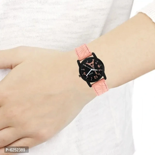 Relish Analogue Womens and Girls Watch (Black Dial)