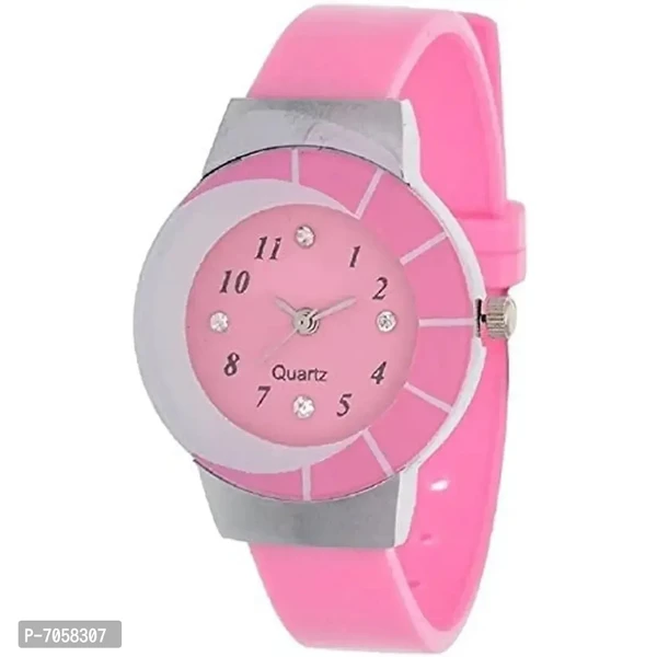 SWADESI STUFF Analogue Girls' Watch (Pink Dial Pink Colored Strap).