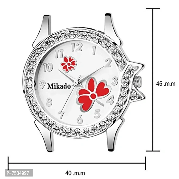 Mikado Analogue Women's Girls' Watch (Multicolored Dial Multicolored Strap)