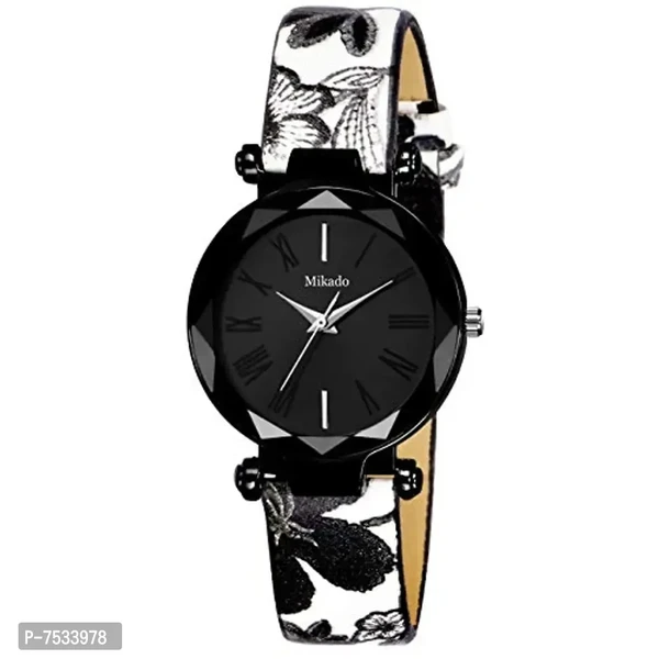 Mikado Black Sover Analog Watch for Girls Analog Watch - for Girls