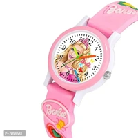 Swadesi Stuff Analogue White Dial Kids Watch for Girls (Pink Purple)