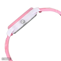 Swadesi Stuff Analogue White Dial Kids Watch for Girls (Pink Purple)