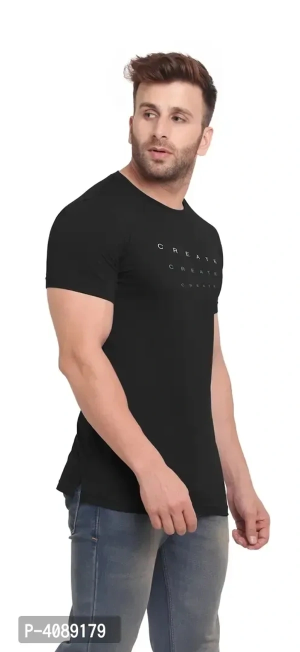 Bullmer Pack Of 2 Printed Cotton Blend Round Neck T-Shirts - XL