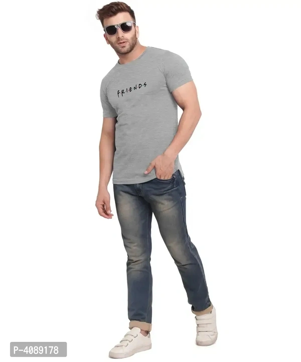 Bullmer Pack Of 2 Printed Cotton Blend Round Neck T-Shirts - 2XL