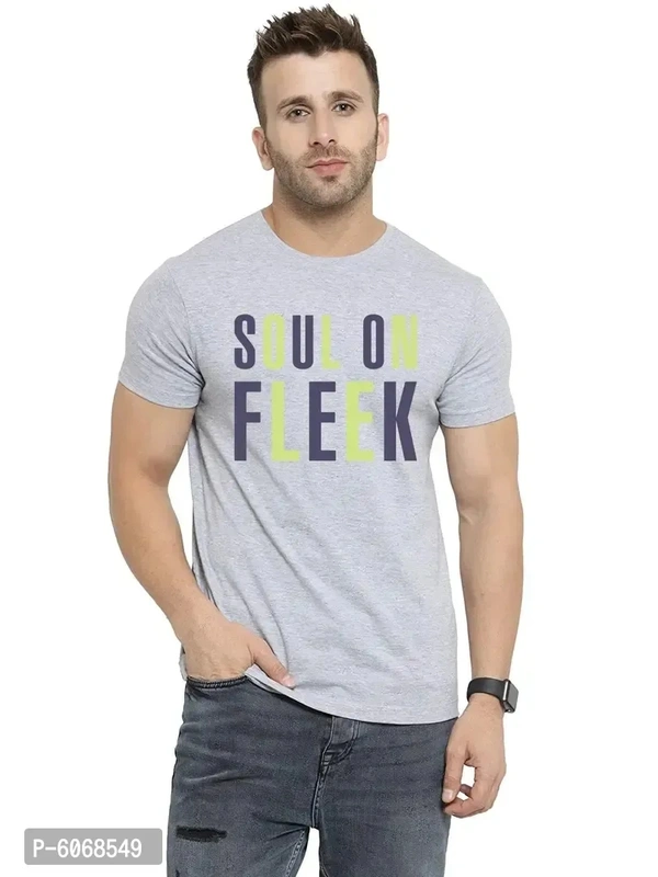 Fabulous Cotton Blend Printed Round Neck Tees For Men And Boys (Pack Of 3) - XL