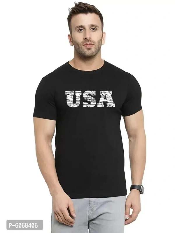 Fabulous Cotton Blend Printed Round Neck Tees For Men And Boys (Pack Of 3) - M