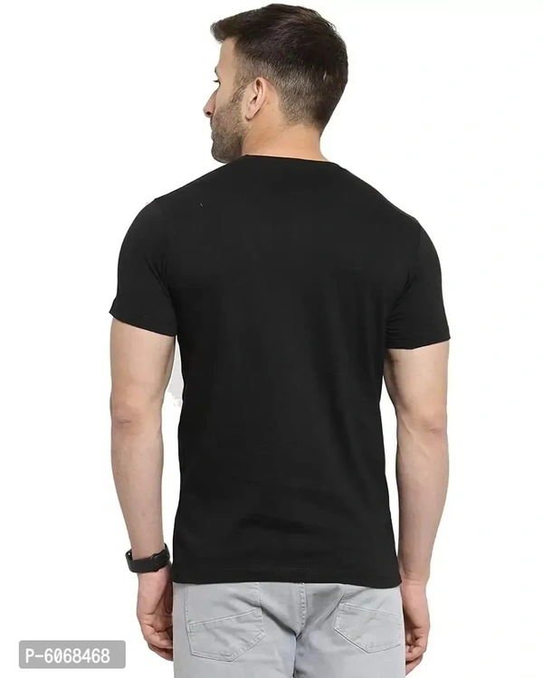 Fabulous Cotton Blend Printed Round Neck Tees For Men And Boys (Pack Of 3) - L