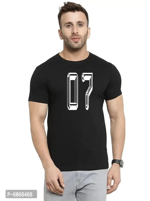 Fabulous Cotton Blend Printed Round Neck Tees For Men And Boys (Pack Of 3) - L