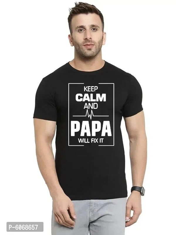 Fabulous Cotton Blend Printed Round Neck Tees For Men And Boys (Pack Of 3) - 2XL