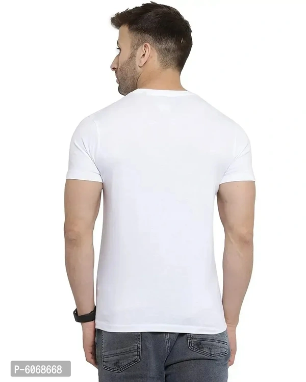 Fabulous Cotton Blend Printed Round Neck Tees For Men And Boys (Pack Of 3) - L