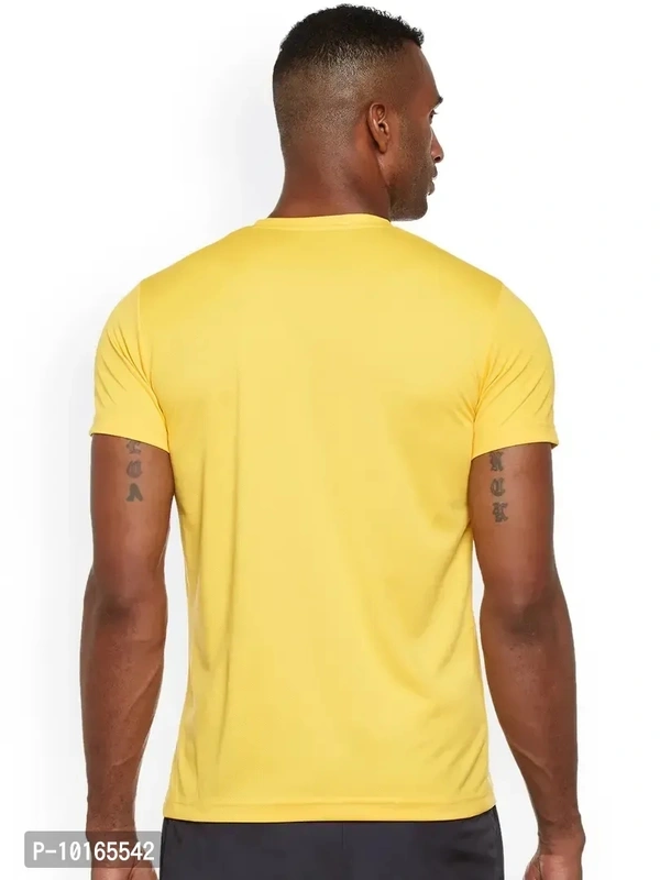 Men Multicolor Polyester Dri-Fit T-Shirt Pack of 2 - M