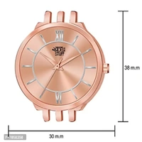 Swadesi Stuff Casual Analogue Girl's Women's Watch (Rose Gold Dial Rose Gold Colored Strap)