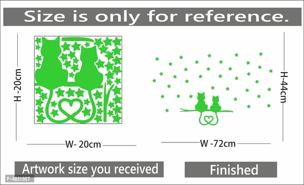 Decorative Green Vinyl Wall Sticker