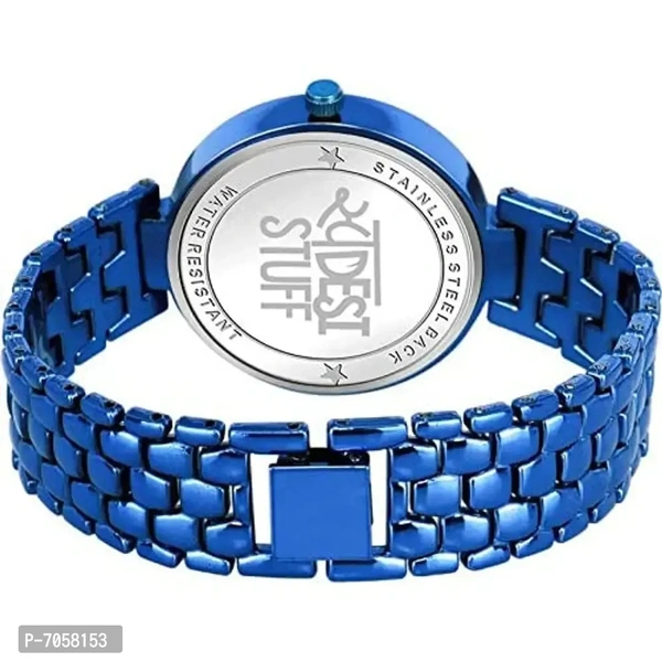 SWADESI STUFF All-metal watch Analogue Women's Watch(Blue Dial Blue Colored Strap)