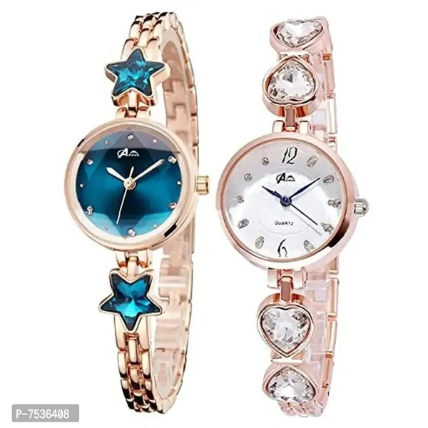 Acnos Luxury Analogue Girl's Watch(Multicolour Dial 1-Multicolour Colored Strap)