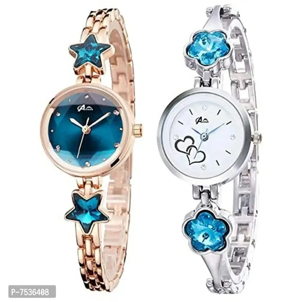 Acnos Luxury Analogue Girl's Watch(Multicolour Dial 1-Multicolour Colored Strap)