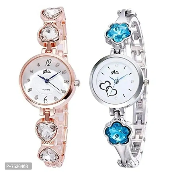 Acnos Luxury Analogue Girl's Watch(Multicolour Dial 1-Multicolour Colored Strap)