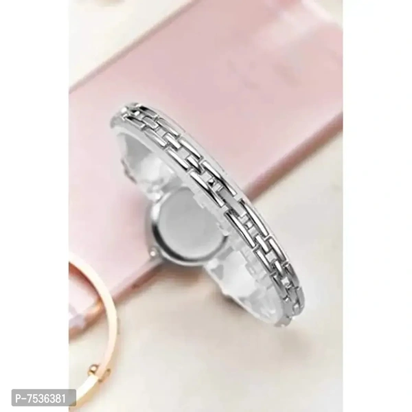 Acnos Brand - A Watch Flower Shape Blue Stone White Analogueue Women's Watch