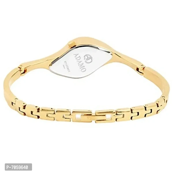 Adamo Analog White Dial Women's Watch -9710YM01.