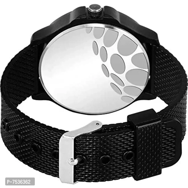 Acnos Luxury Analogue Women's Watch(Black Dial Mens Standard Colored Strap)