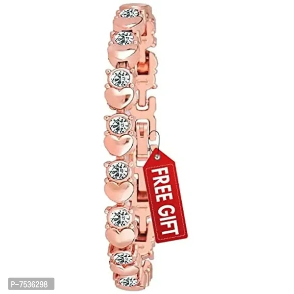 Acnos Rose-Gold Magnet Watch Combo for Women & Girls | Pack of 2