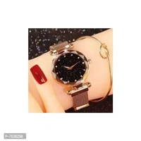 Acnos Rose-Gold Magnet Watch Combo for Women & Girls | Pack of 2
