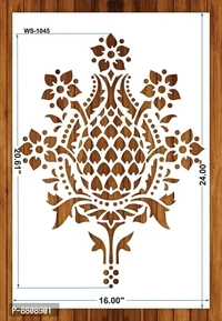 Designer Wall Stencil Reusable DIY Wall Stickers