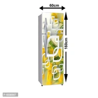 WallDaddy Self Adhesive Fridge Sticker | Decorative Wallpaper and Wall Sticker Extra Large (160x60)CM Fridge Sticker For Home and Kitchen Decoration