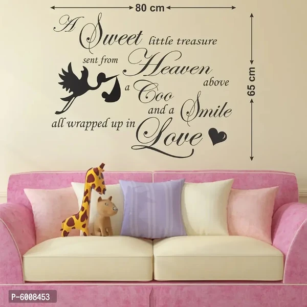 Lanstick heaven with love wall sticker