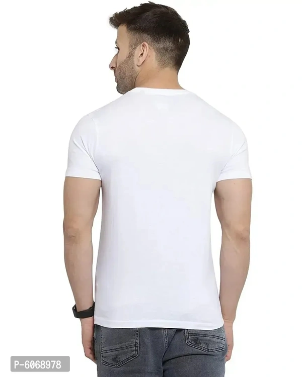 Fabulous Cotton Blend Solid Round Neck Tees For Men And Boys (Pack Of 2) - 2XL