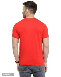 Fabulous Cotton Blend Solid Round Neck Tees For Men And Boys (Pack Of 2) - M