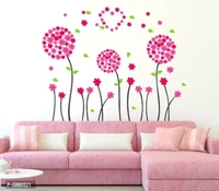 Lanstick amazing wind flower with heart wall sticker