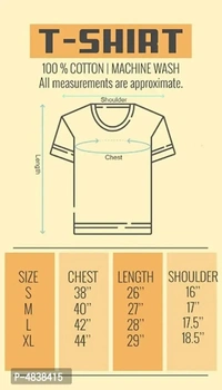 Men's Olive Printed Cotton Round Neck Tees - Olive, L