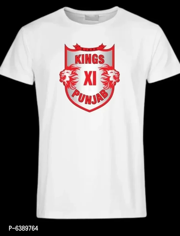 Kings XI Punjab IPL Printed T-shirt - White, S