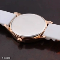 Women PU Analog Watch