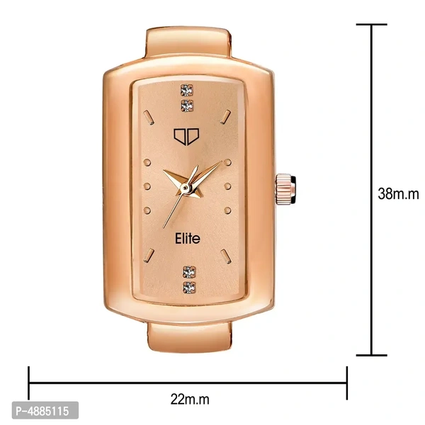 Colors II Series Cyan Dial Metallic Women Wristwatch